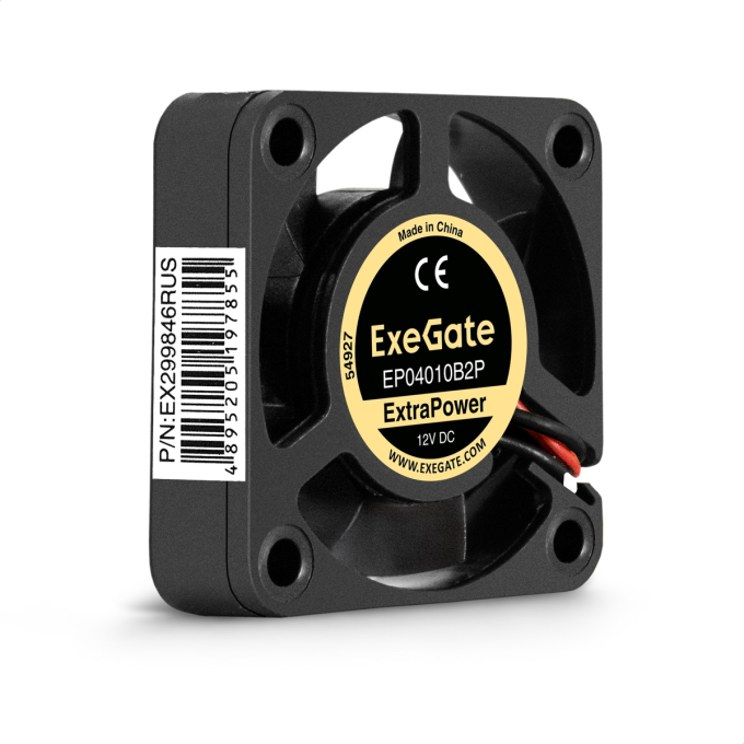 Вентилятор 12В DC EXEGATE EXTRAPOWER EP04010B2P EX299846RUS